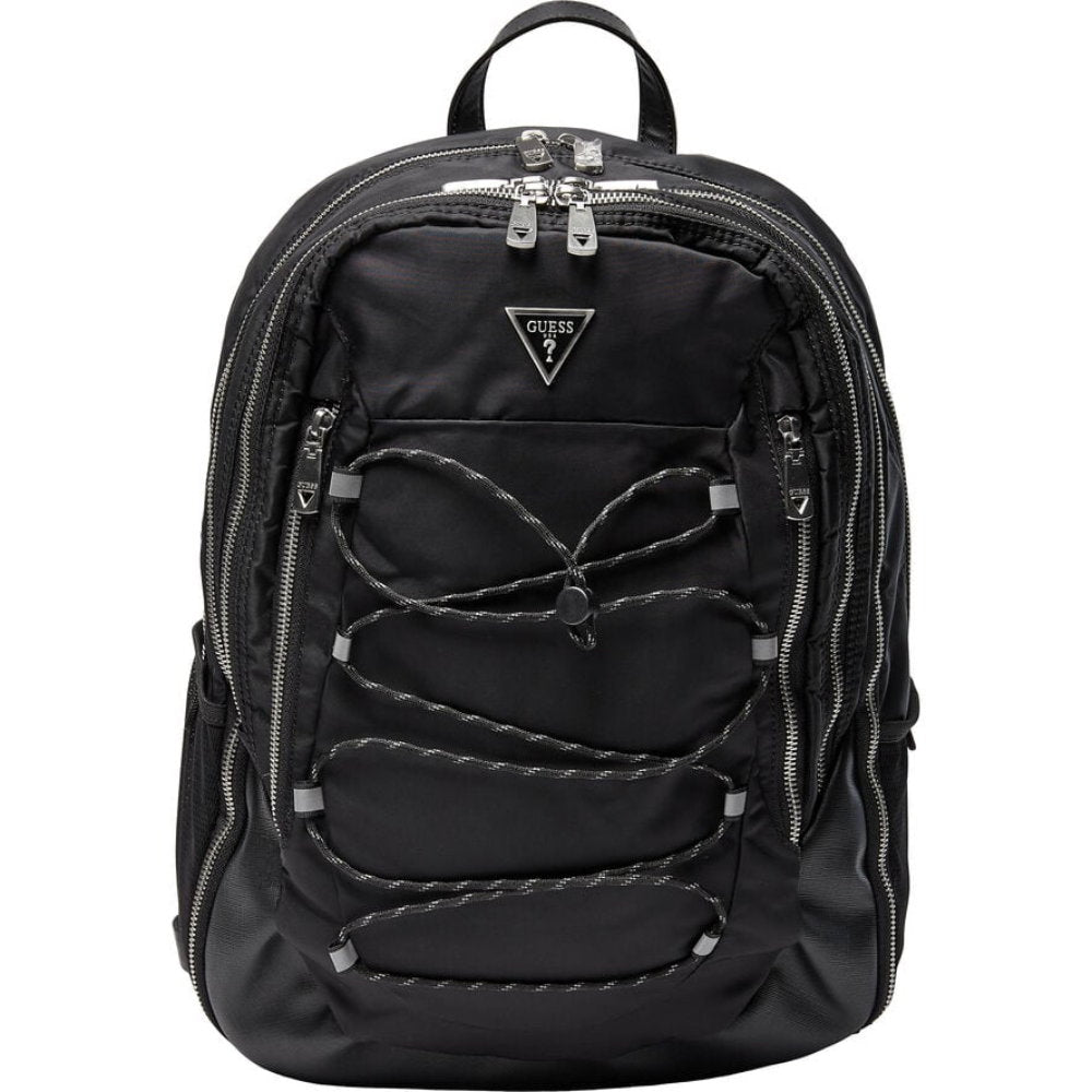 Guess, Certosa, Nylon, Textile Crossbody Bag, Black, HMECRNP2209, 33 x 46 x 15 cm, For Men