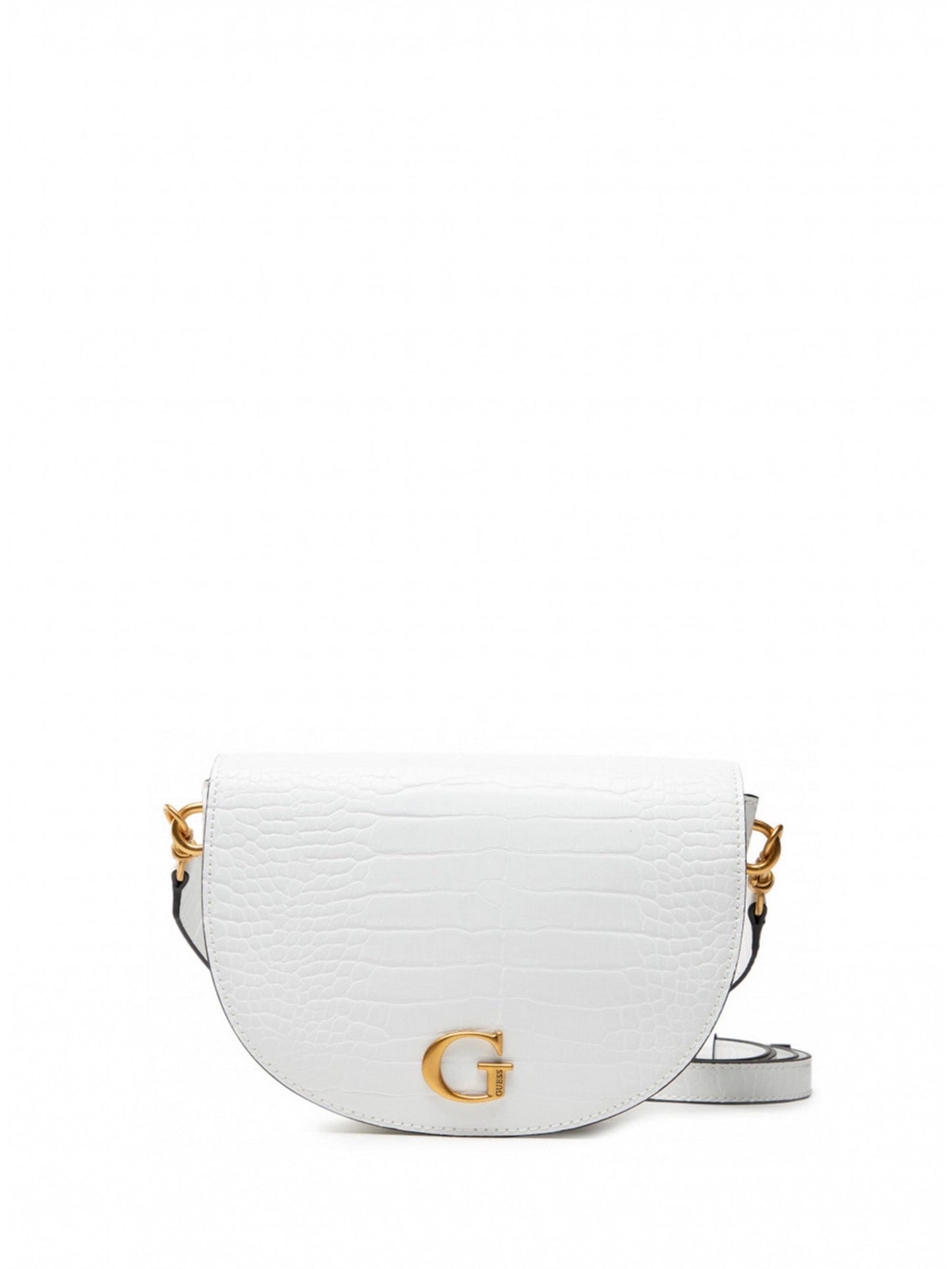 Guess, Danna, Polyurethane, Textile Bag, White, HWCA8420190WHI, For Women, 24 x 17 x 5 cm