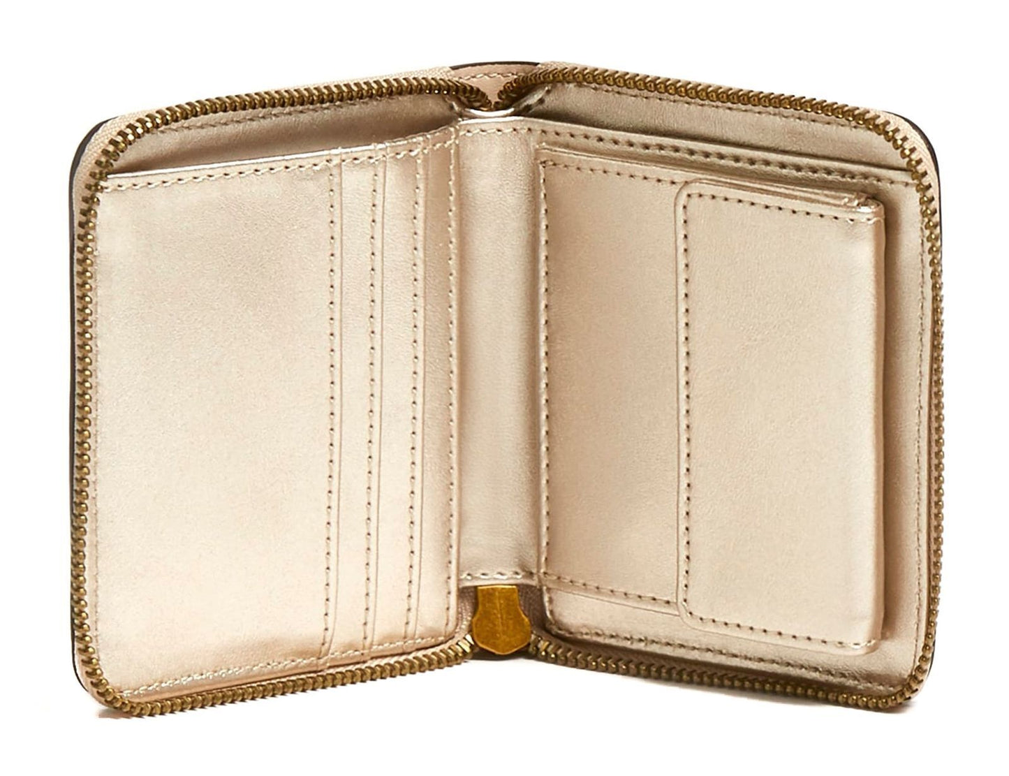 Guess, Laurel, Textile Wallet, SLG Small Zip, SWVB8500370, Light Rum, For Women