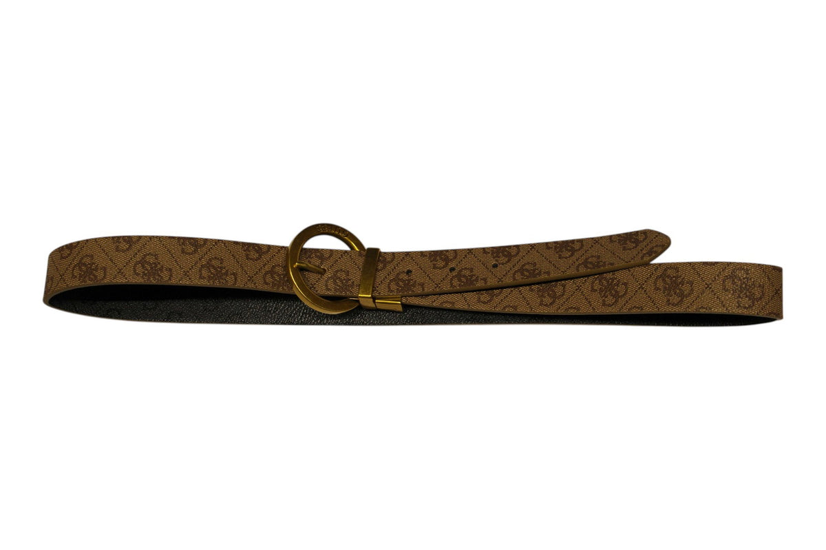 Guess, Naya, Textile Belt, Beige, For Women