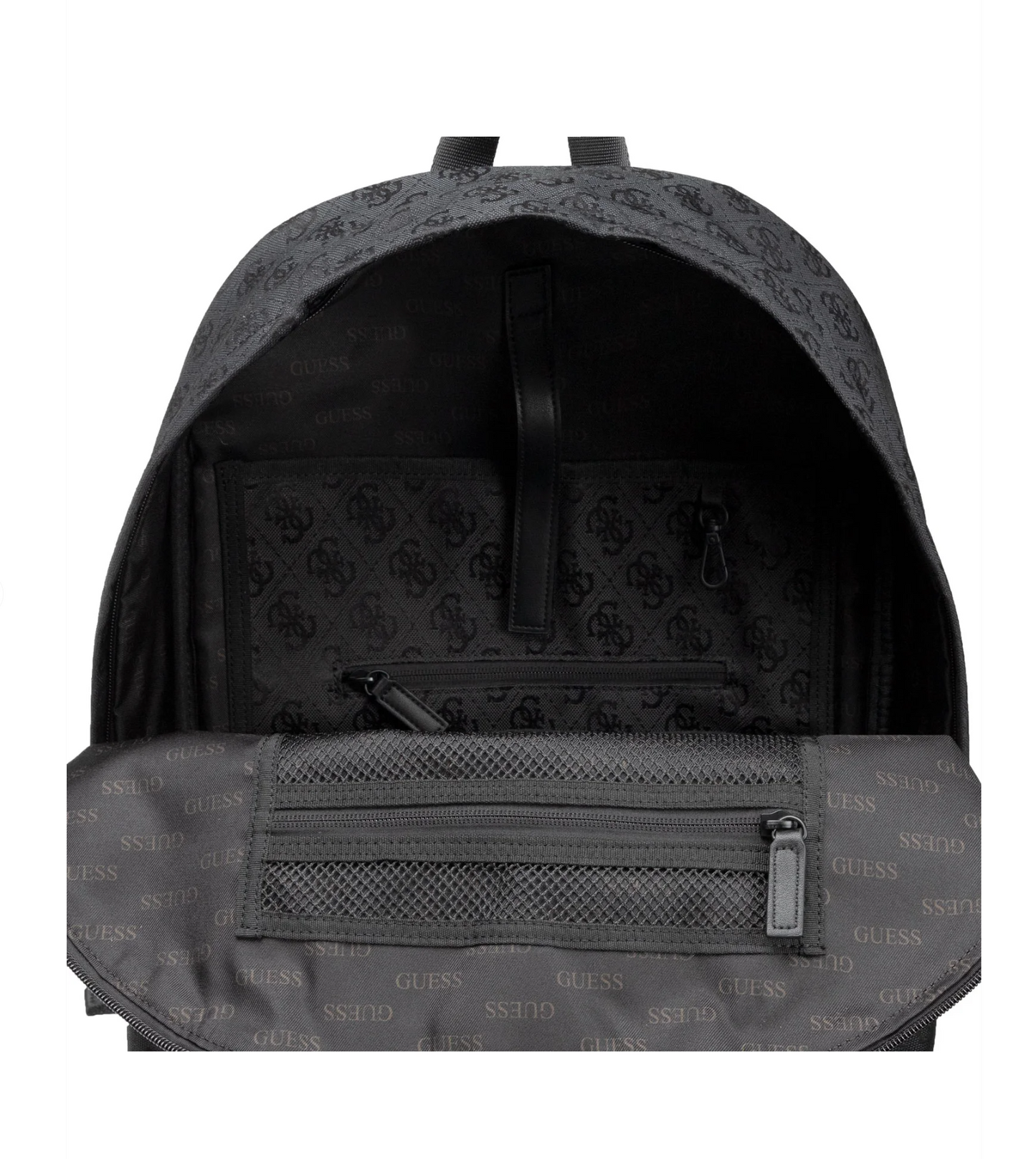 Guess, Vice, Textile Backpack, Black, HMVIC5 P2310, For Women, 23/33 x 41 x 16 cm