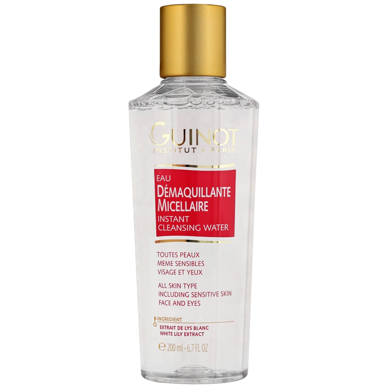 Guinot, Guinot, White Lily Extract, Cleansing, Micellar Water, For All Skin Types, 200 ml - view 3