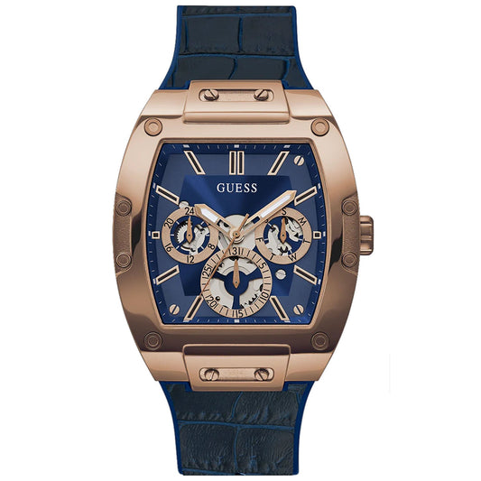 Guess Hombre Tono Azul Dorado Multifunción