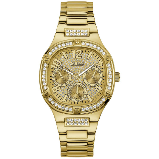Guess Reloj multifunción dorado para mujer