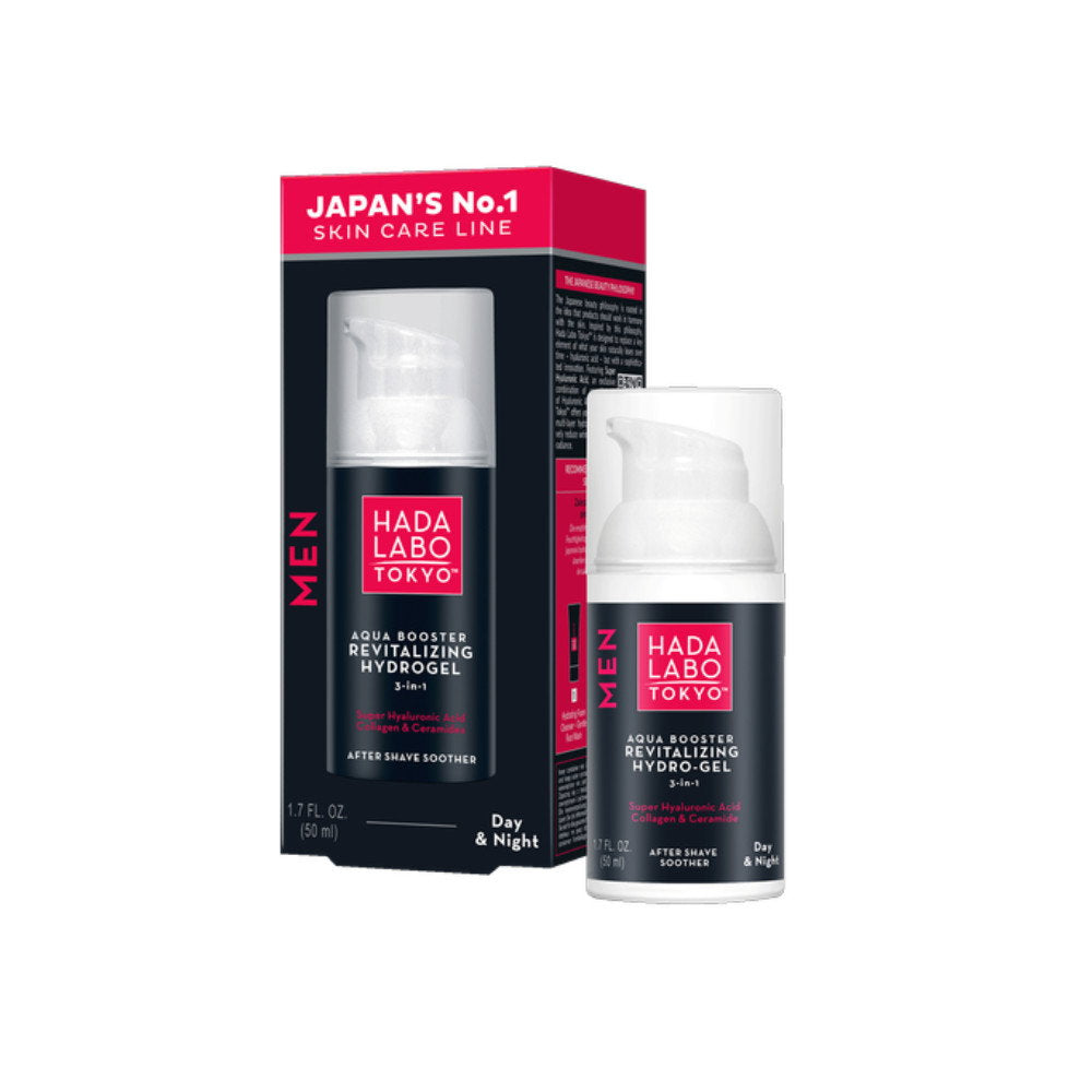 Hada Labo Tokyo, Men, Hydrogel, Revitalising, After-Shave Gel, 50 ml