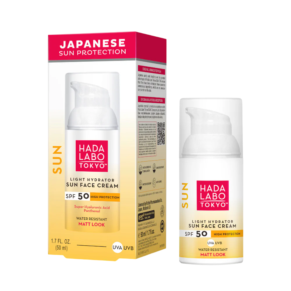 Hada Labo Tokyo, Sun, Hyaluronic Acid, Hydrating, Sunscreen Cream, For Face, SPF 50, 50 ml