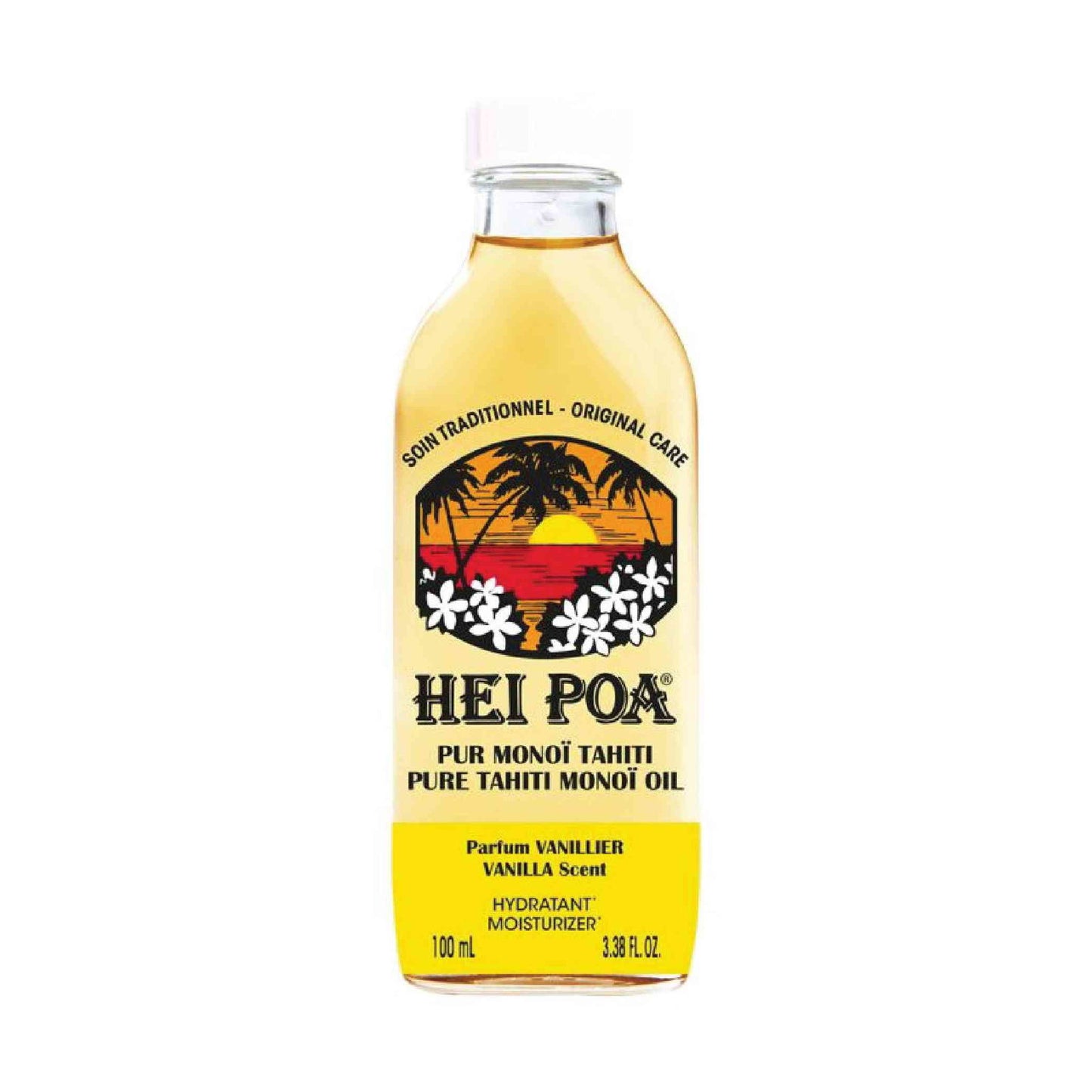 Hei Poa, Pure Thaiti Manoi, Hydrating & Repairing, Vanilla, Body Oil, For Hair & Body, 100 ml