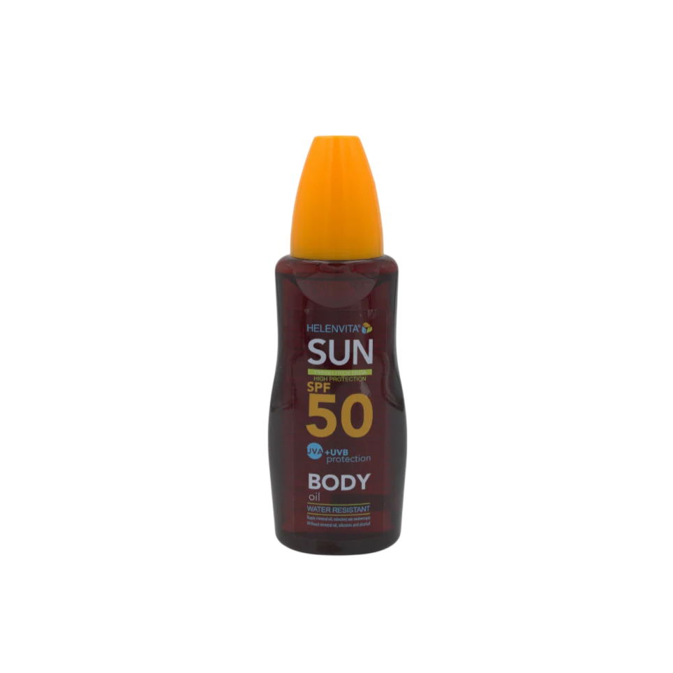 Helenvita, Sun, UV Protection, Body Oil, SPF 50, 200 ml