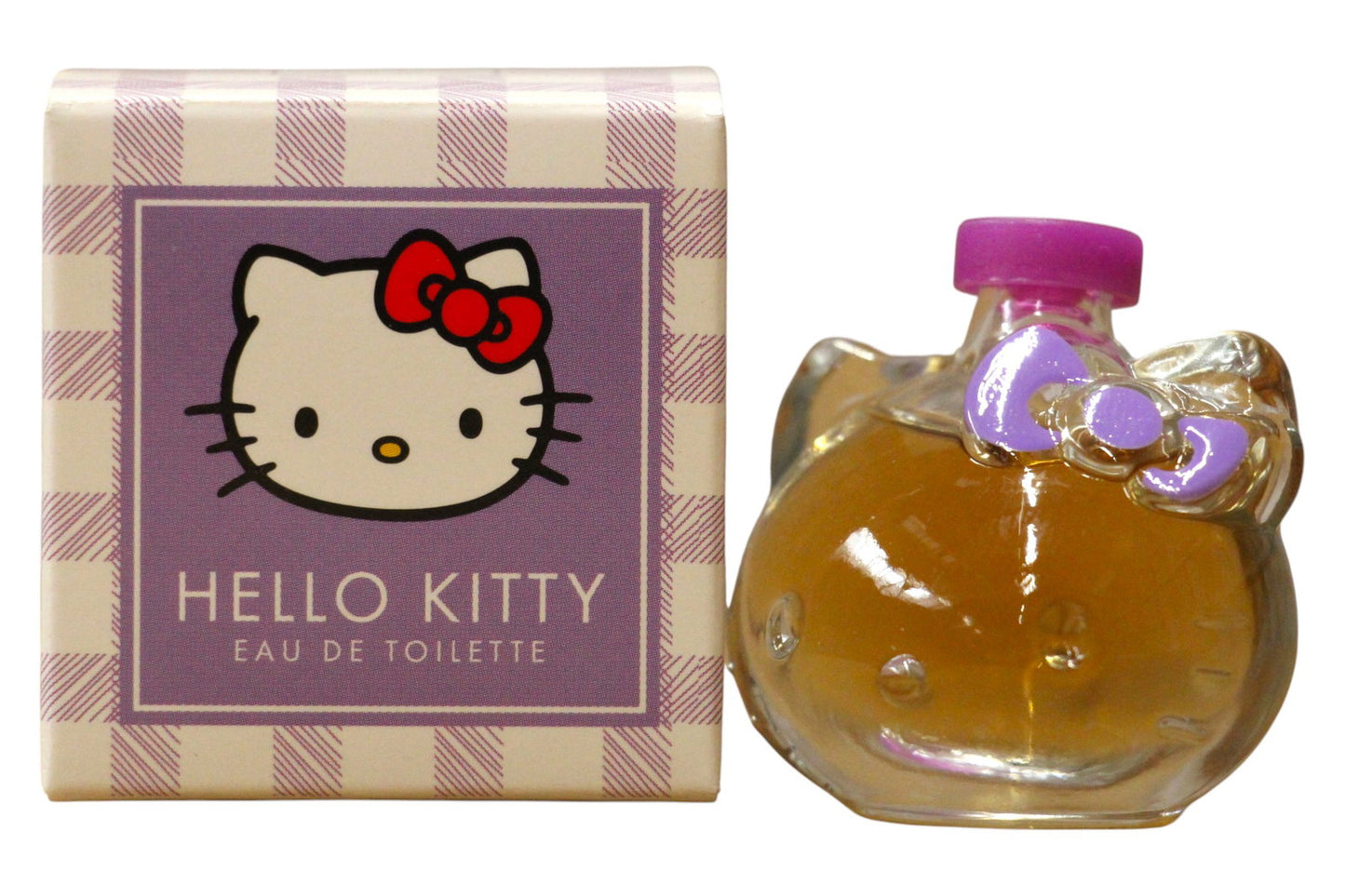Hello Kitty, Iconic Vichy Violet, Eau De Toilette, For Girls, 5 ml *Miniature