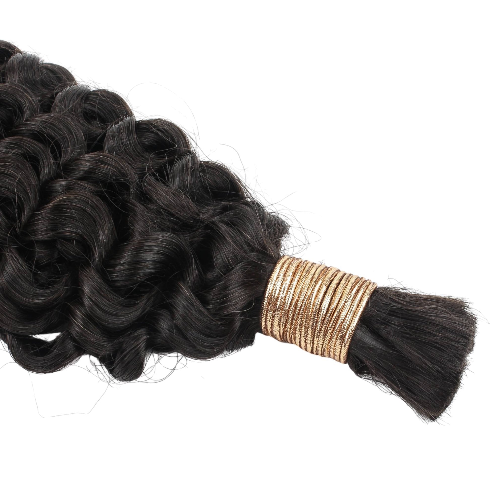 Water Wave Bulk 100% Human Braiding Hair Luxegan