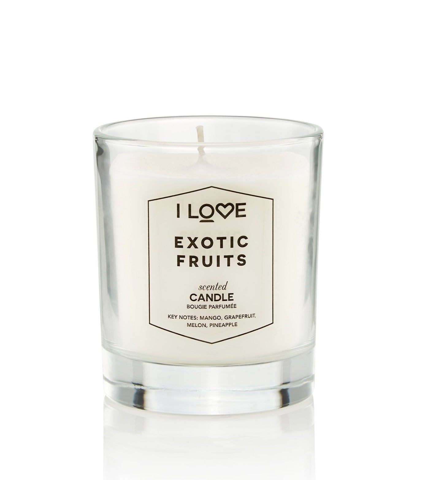 I Love, Exotic Fruits, Mango, Grapefruit, Mango, Pineapple, Scented Candle, 160 g - view 2