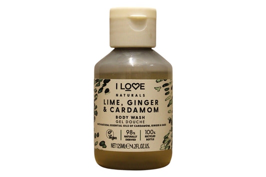 I Love, Naturals Collection, Vegan, Lime, Ginger & Cardamom, Hydrating, Shower Gel, For All Skin - view 2