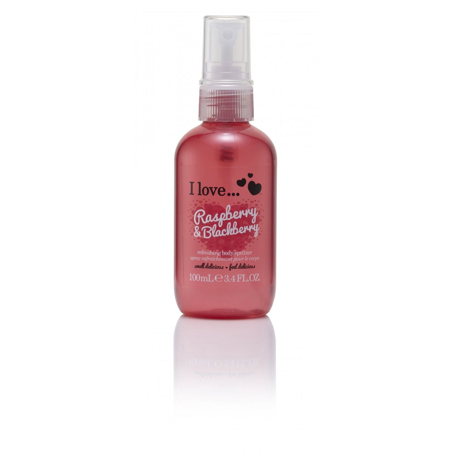 I Love, Raspberry & Blackberry, Scented Spray, For Women, 100 ml