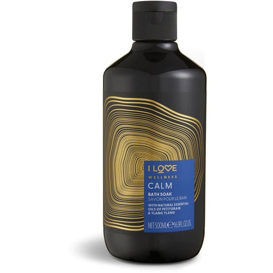 I Love, Wellness Calm, Essential Oils, Bath Soak, 500 ml