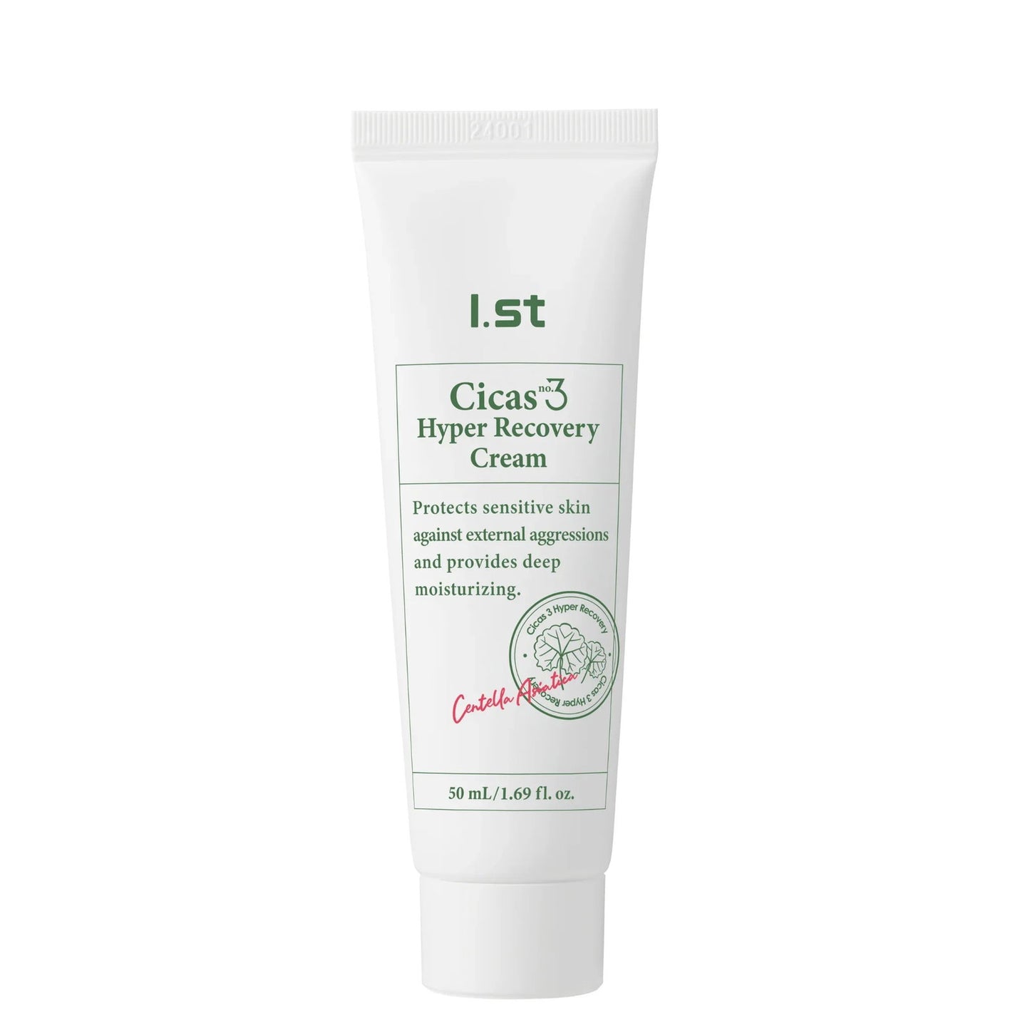 I.ST, Cicas no.3 Hyper Recovery, Sensitive, Daily, Light Cream, For Face, 50 ml