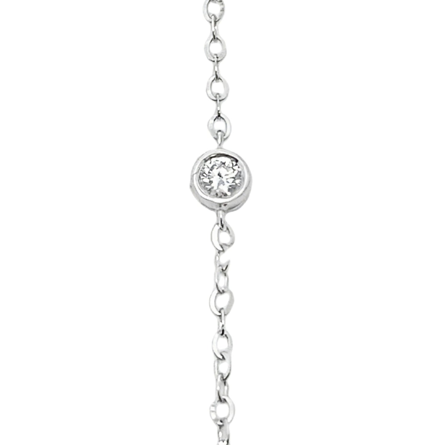 .38ct Lab Grown Diamond Bracelet 14KT White Gold