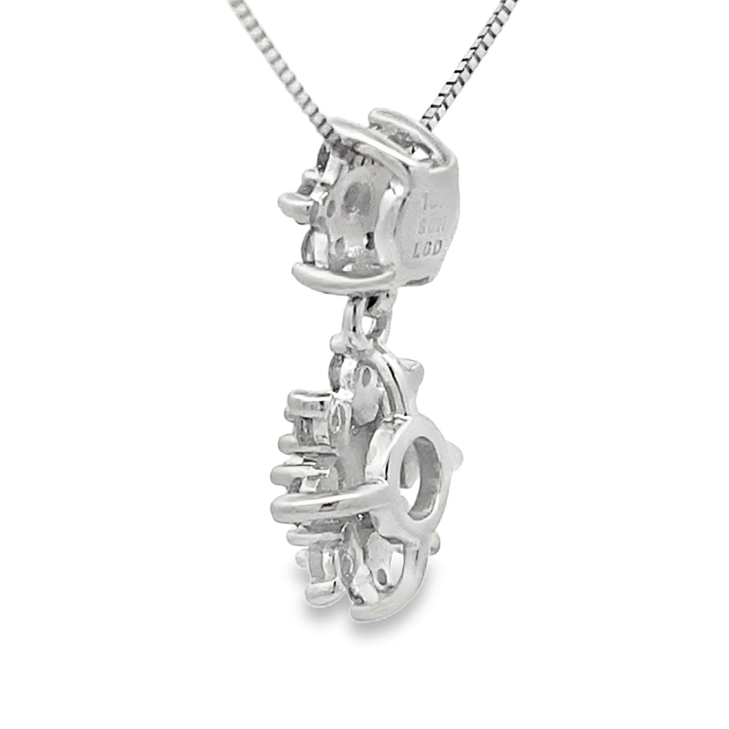 Lab Grown Diamond Fashion Pendants 10KT White Gold