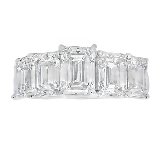 Diamante Cultivado en Laboratorio de 4.00ct Solo Engaste Oro Blanco de 14KT