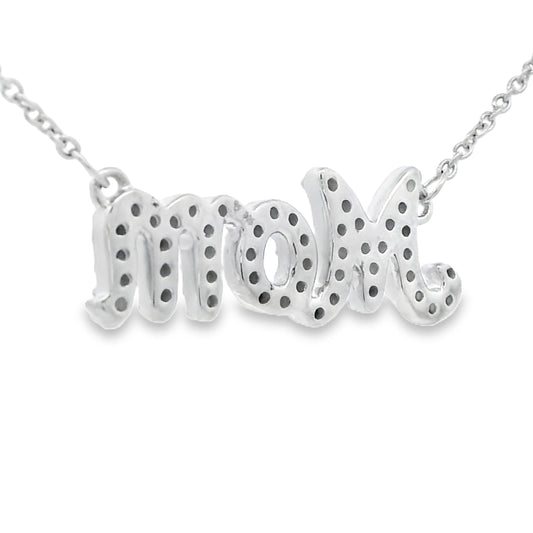 Colgantes de moda de plata esterlina con diamante de .25 qt