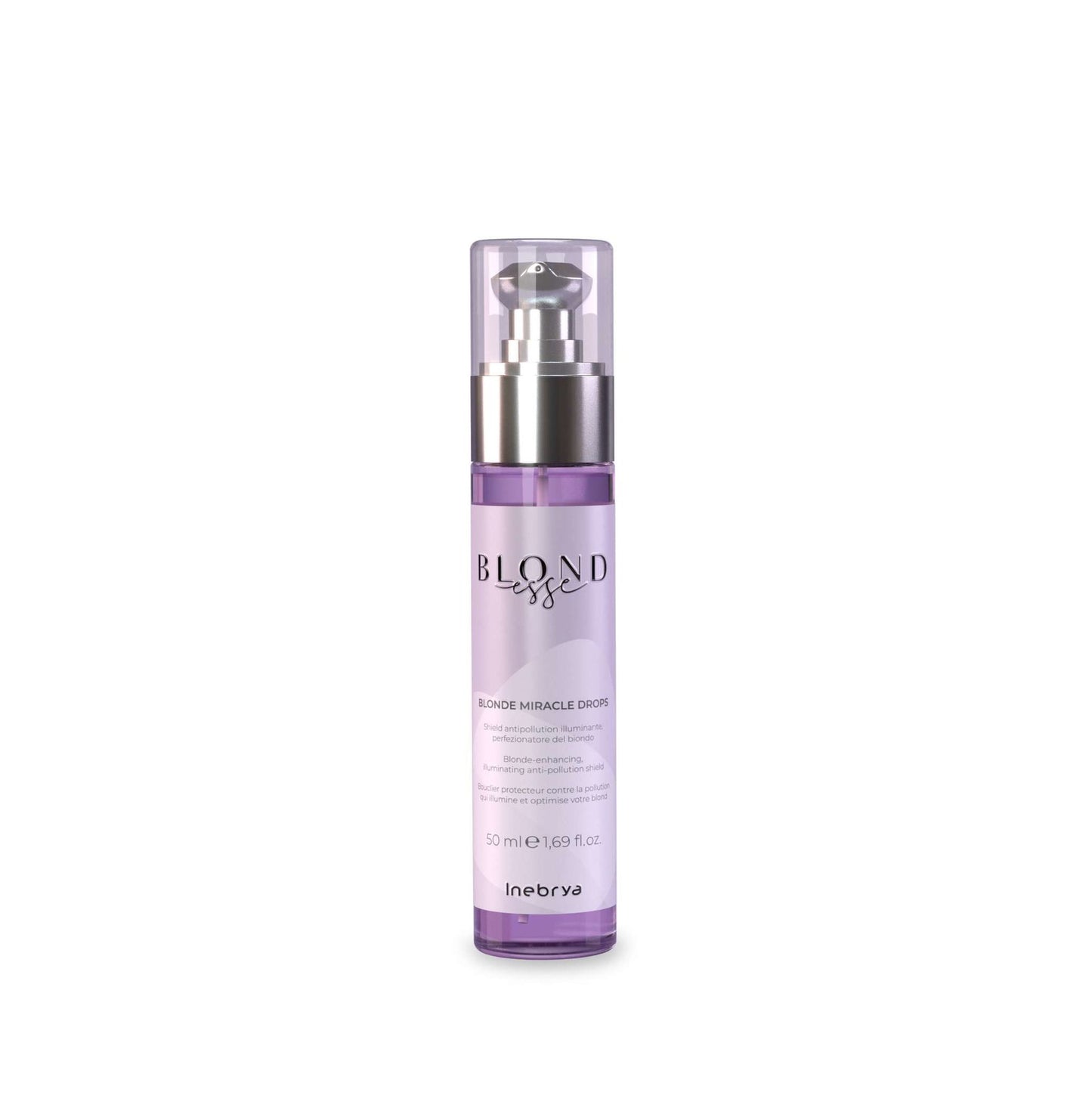 Inebrya, Blonde Miracle Drops, Hair Serum, For Neutralisation Of Yellow Tones, 50 ml