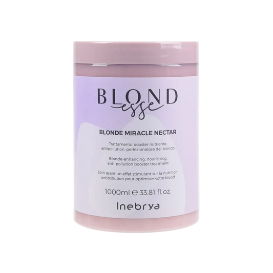 Inebrya, Blonde Miracle Nectar, Hair Treatment Cream Mask, Color Enhancing, 1000 ml