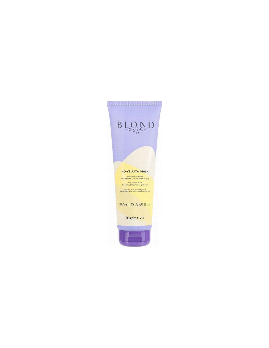 Inebrya, Blondesse No-Yellow, Hair Treatment Cream Mask, For Neutralisation Of Yellow Tones, 250 ml