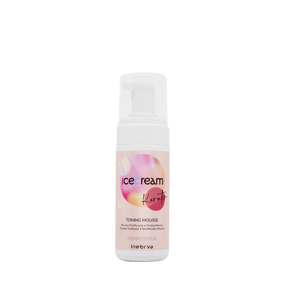 Inebrya, Ice Cream Keratin, Scalp Foam, Restructuring, 150 ml