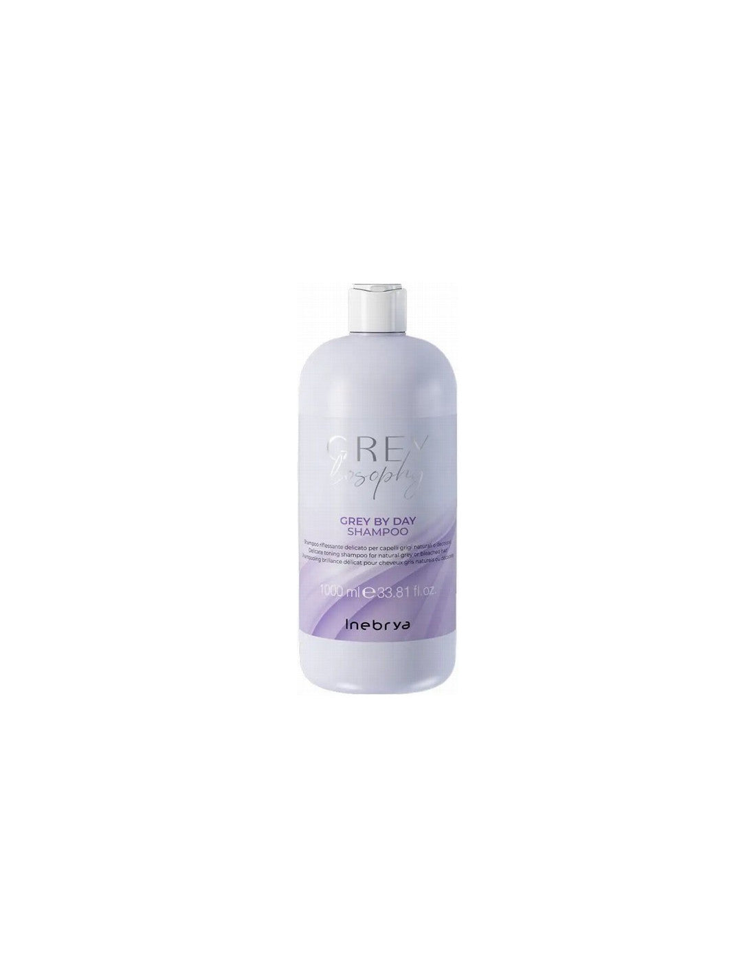 Inebrya, Grey By Day, Hair Shampoo, For Neutralisation Of Yellow Tones, 1000 ml