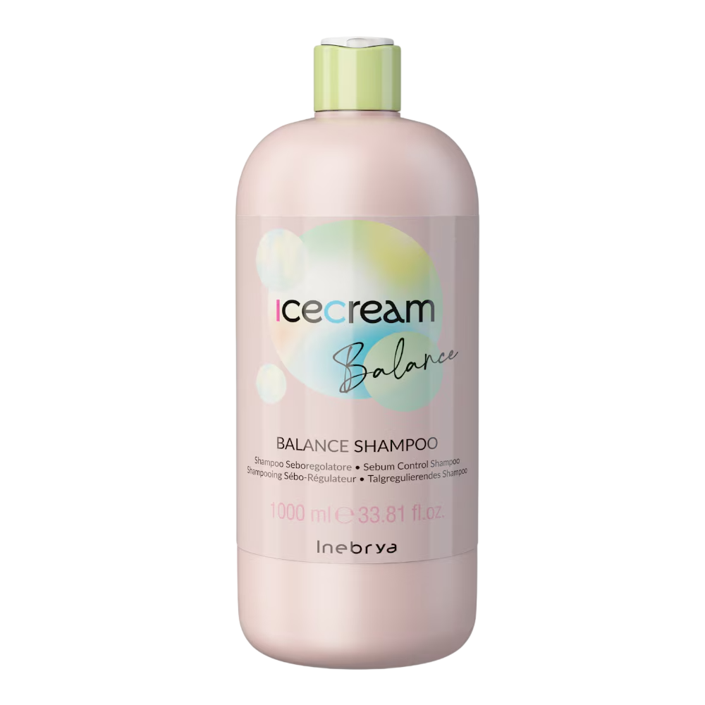 Inebrya, Ice Cream Balance, Hair Shampoo, Sebum Control, 1000 ml