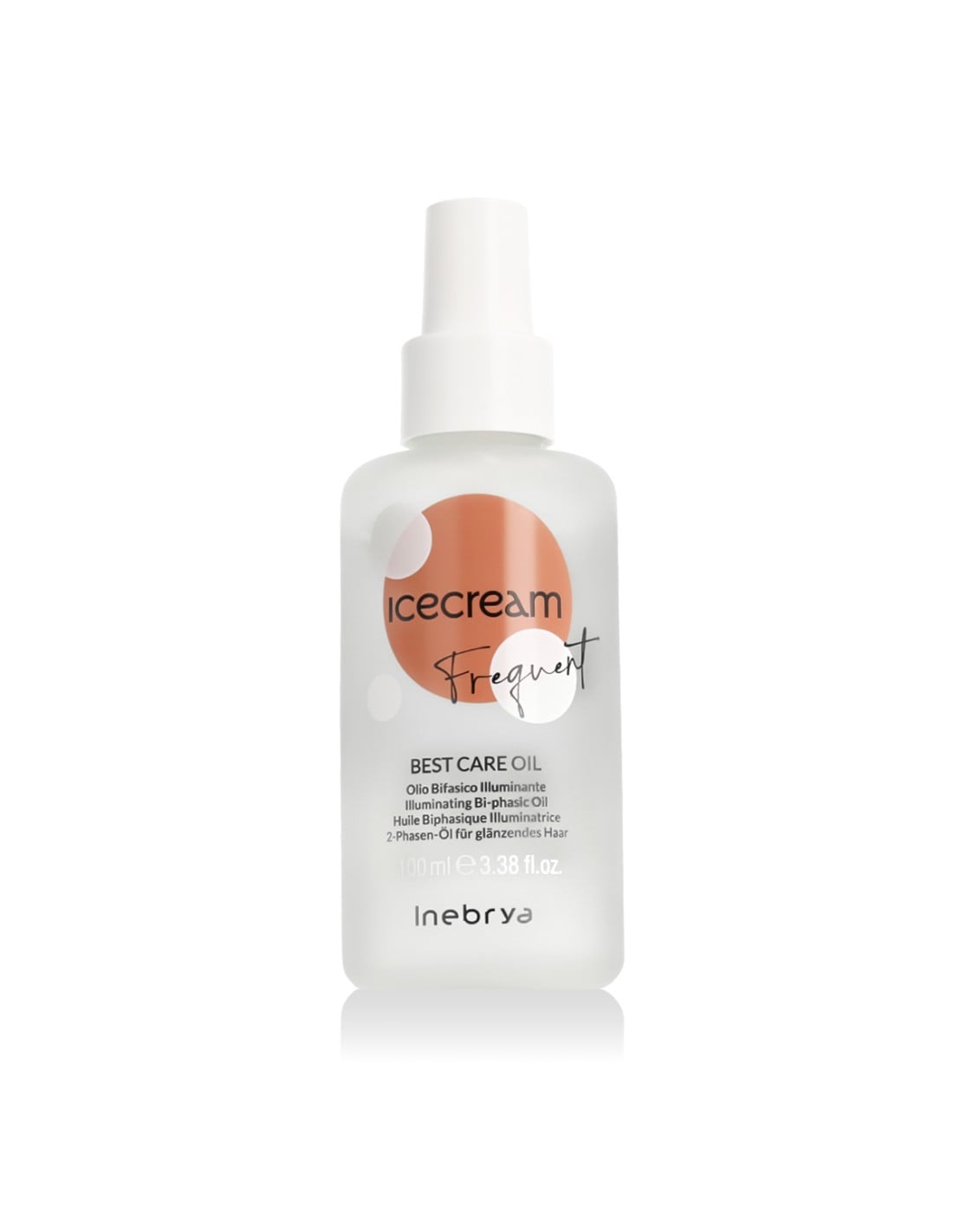 Inebrya, Ice Cream Frequent, Hair Oil Treatment, Frizz Control, 100 ml