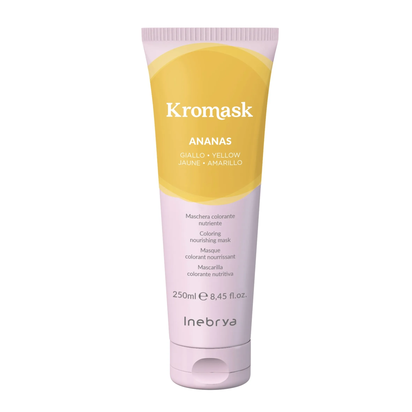 Inebrya, Kromask, Hair Colouring Cream Mask, Nourishing,  Yellow, 250 ml