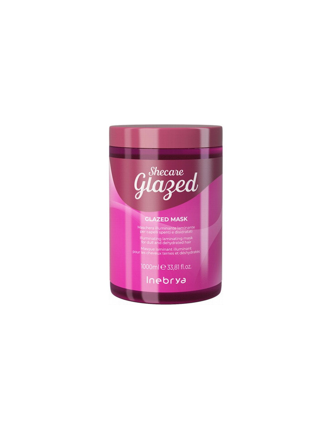 Inebrya, Shecare Glazed, Hair Treatment Cream Mask, Illuminating, 1000 ml