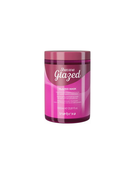 Inebrya, Shecare Glazed, Hair Treatment Cream Mask, Illuminating, 1000 ml