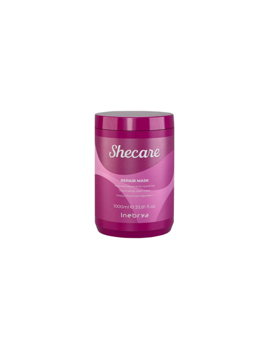Inebrya, Shecare, Hair Treatment Cream Mask, Repairing, 1000 ml