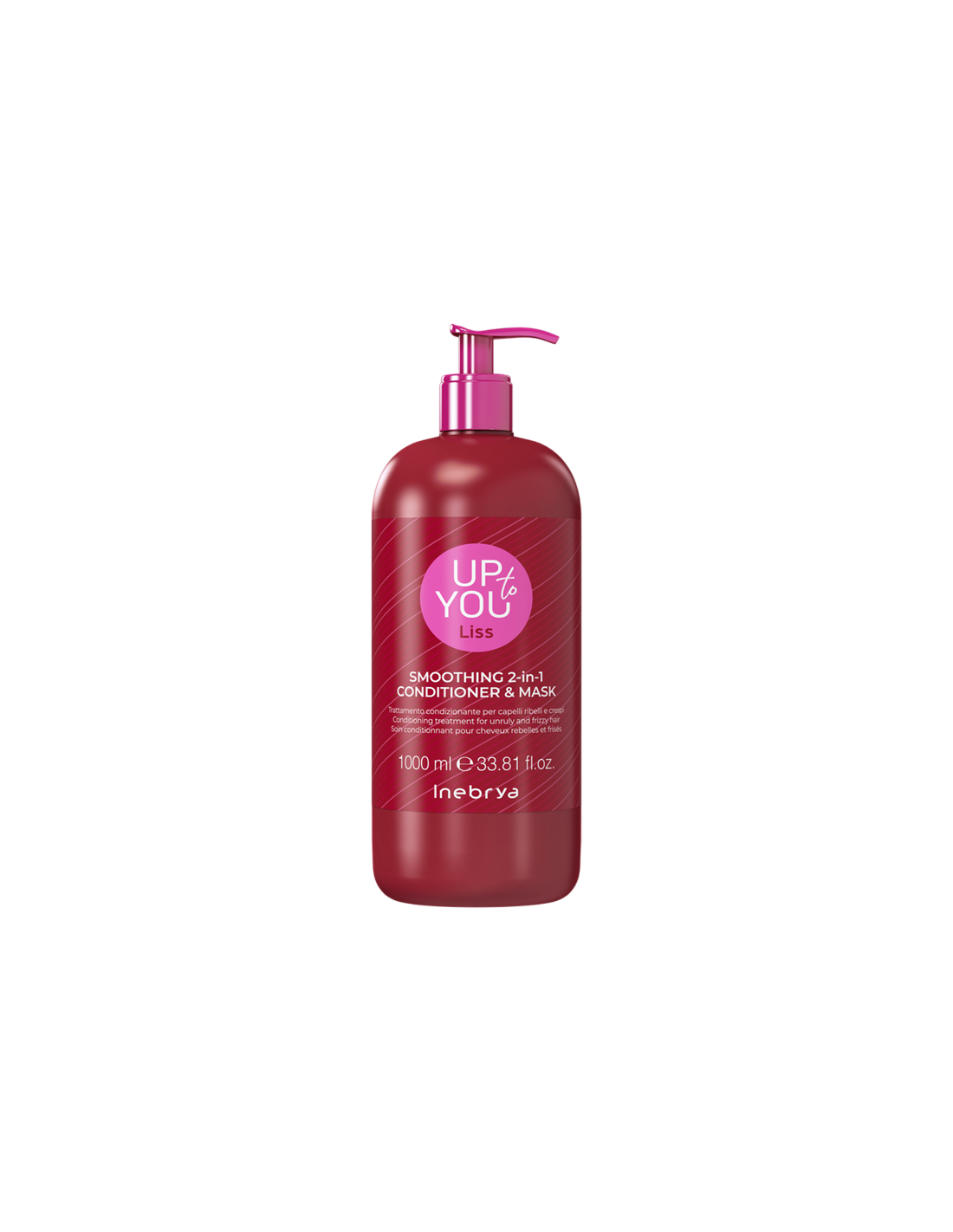 Inebrya, Up To You, Hair Treatment Conditioner, Smoothing, For All Hair Types, 1000 ml