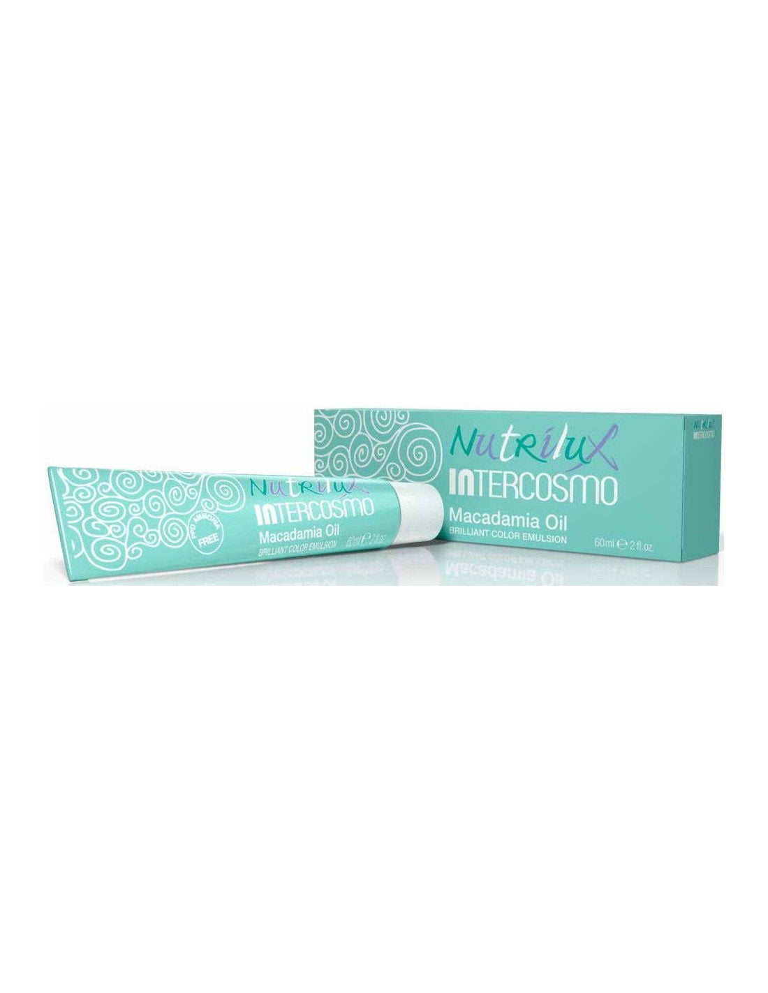 Intercosmo, Nutrilux, Macadamia Oil, Permanent Hair Dye, 0.90 Moon Blossom, 60 ml