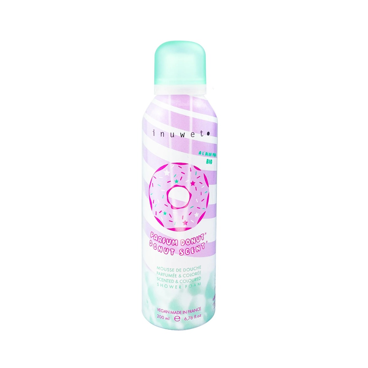 Inuwet, Donut, Cleansing & Softening, Shower Mousse, 200 ml