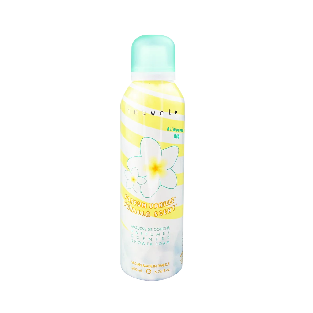 Inuwet, Vanille, Vegan & Cruelty-Free, Cleansing & Softening, Shower Mousse, 200 ml