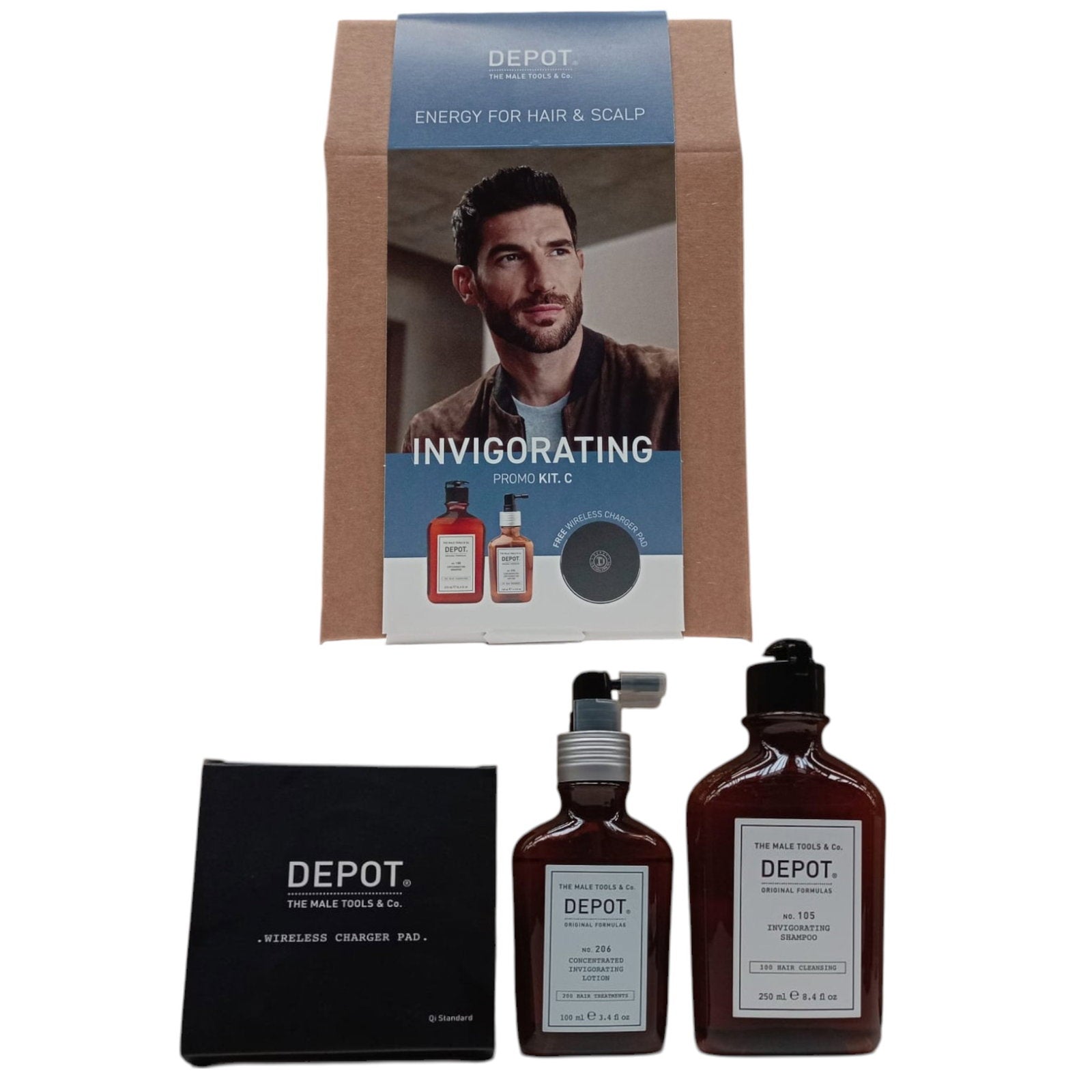Invigorating Kit C Set Depot: 100 Hair Cleansing No. 105, Multivitamin Complex, Hair Shampoo - view 2