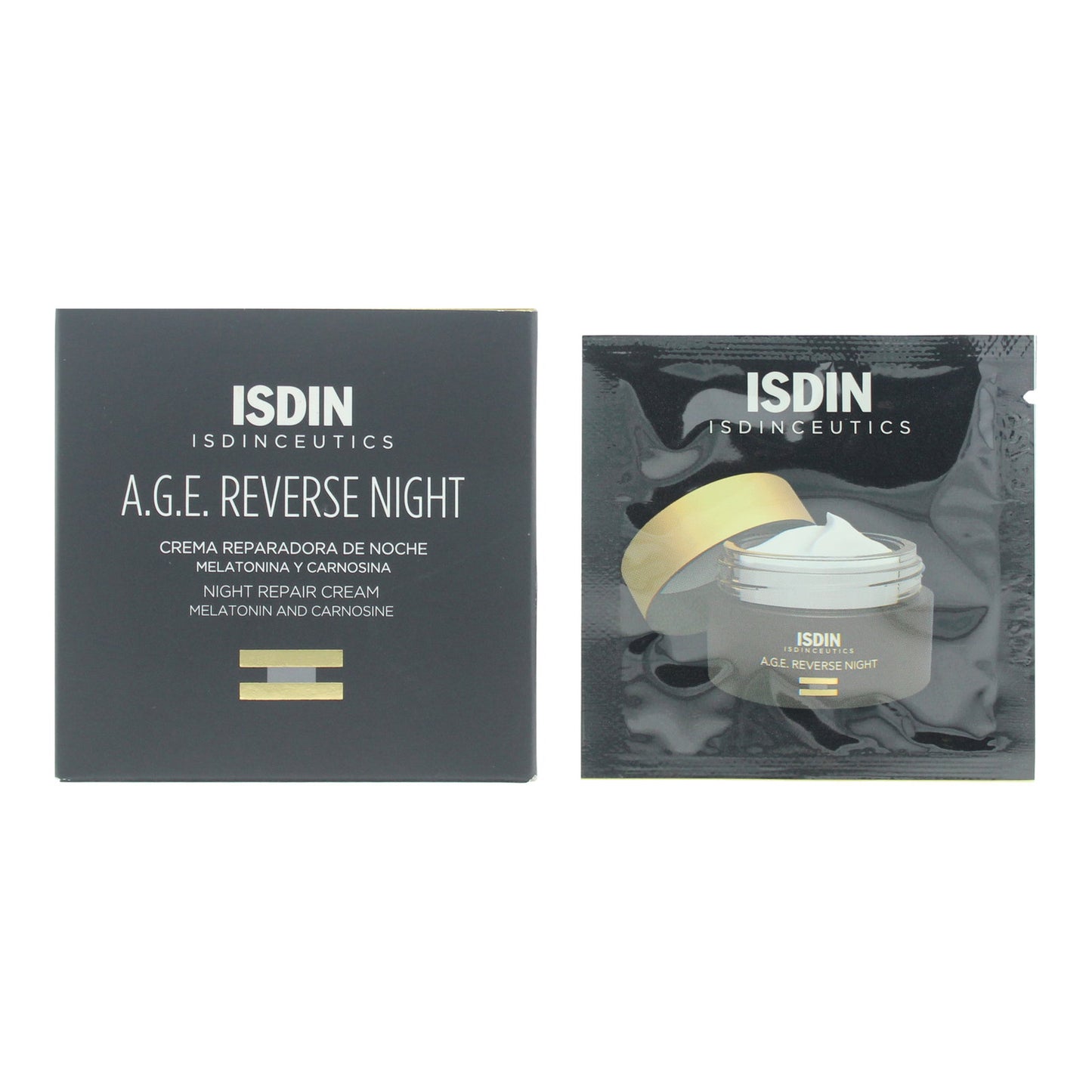 Isdin, Isdinceutics Age Reverse, Reparative, Night, Cream, For Face, 3 ml *Sample
