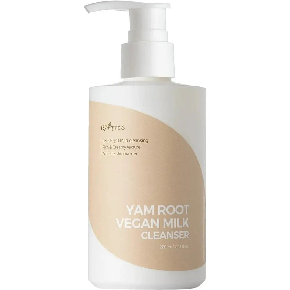 Isntree, Yam Root, Protecting The Skin Barrier, Cleansing Milk, For Face, 220 ml