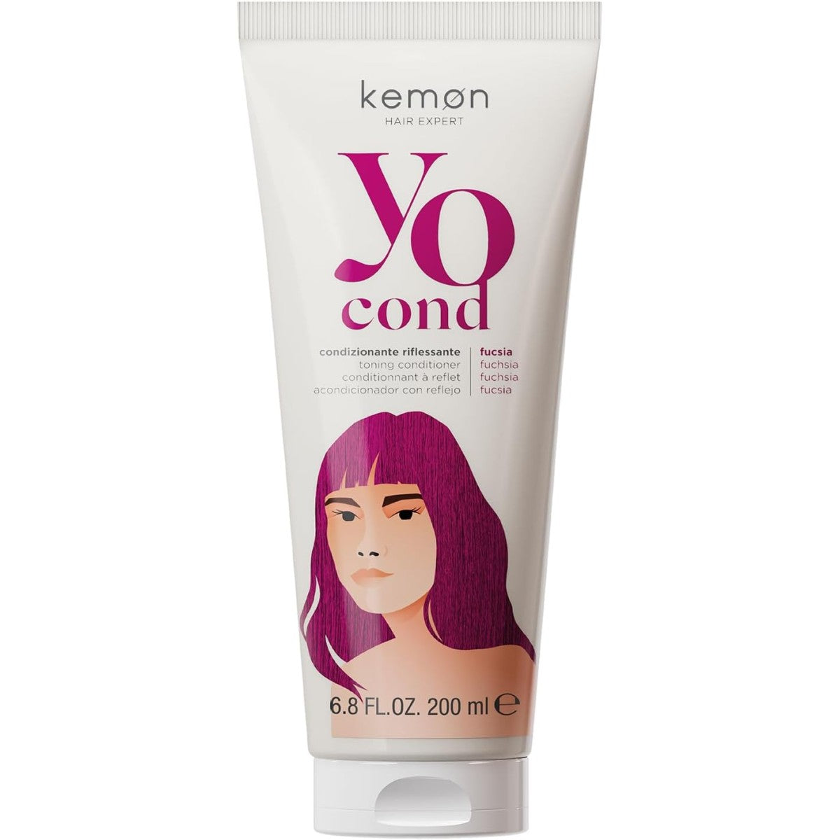 Kemon, Yo Fucsia Coloring, Hair Colour Conditioner, 200 ml