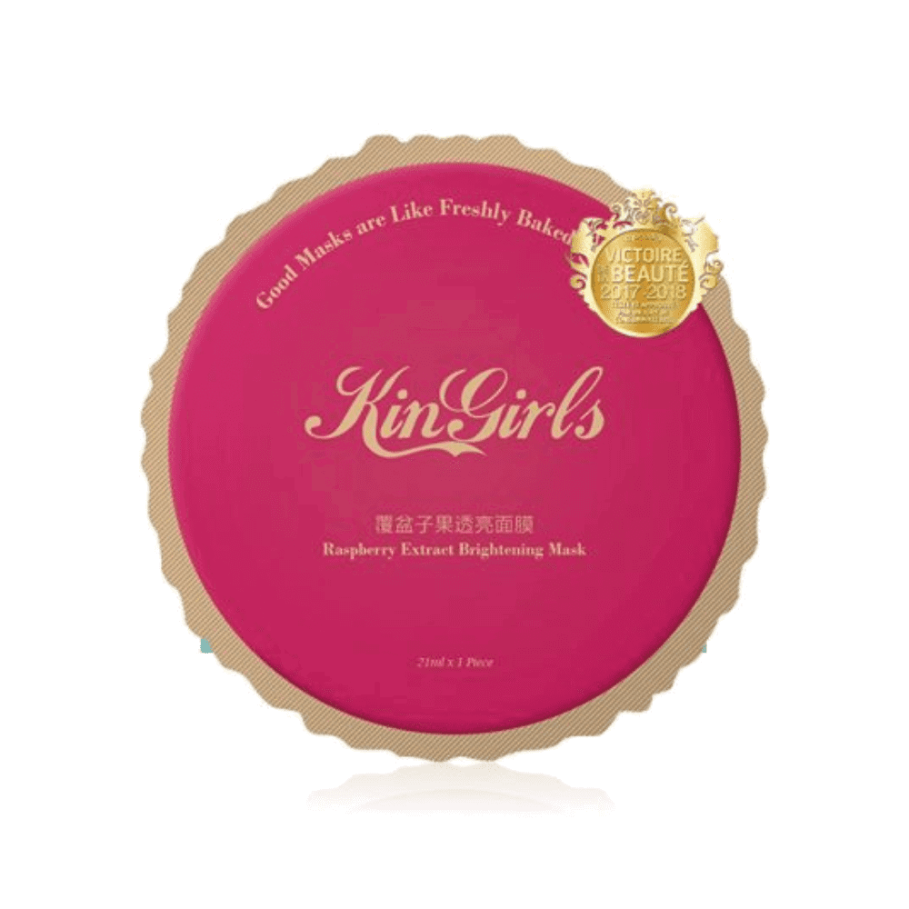 Kingirls, Kingirls, Raspberry, Brightening, Sheet Mask, For Face, 20 ml *Tester