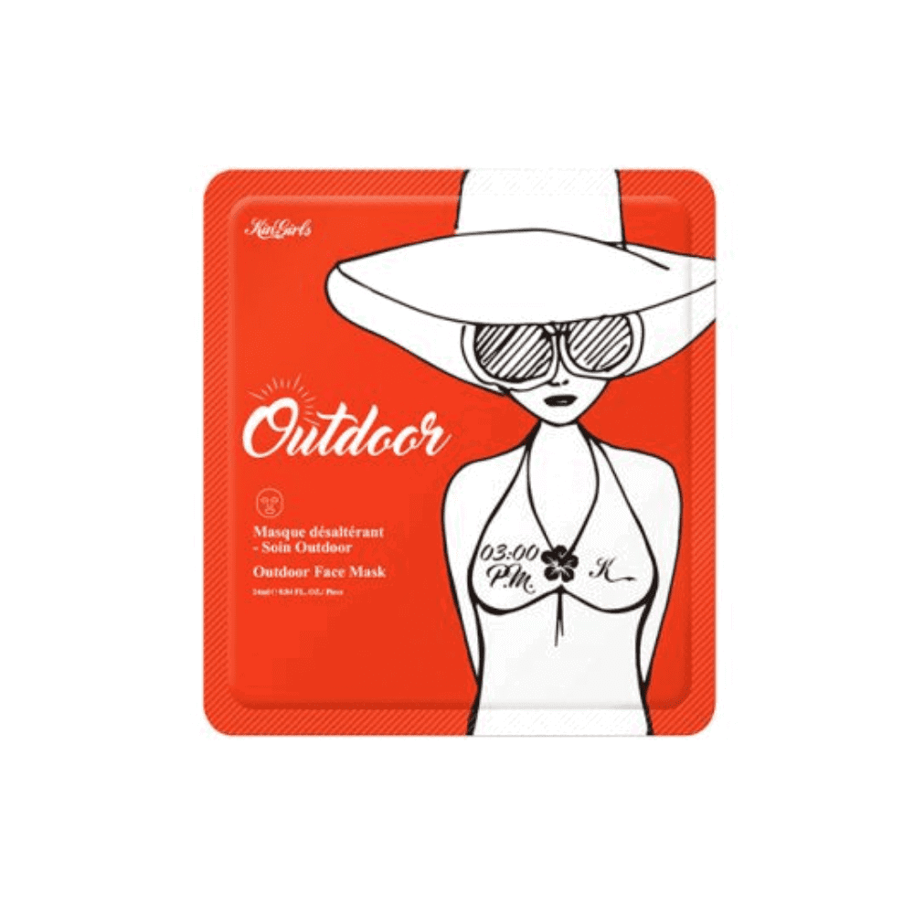 Kingirls, Outdoor, Hydrating, Sheet Mask, For Face, 24 ml *Tester