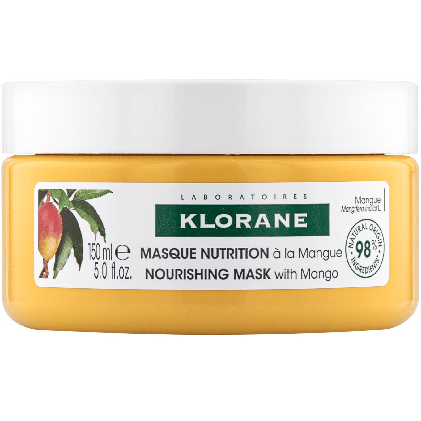 Klorane, Mango Butter Nutrition, Hair Treatment Cream Mask, For Nourishing, 150 ml