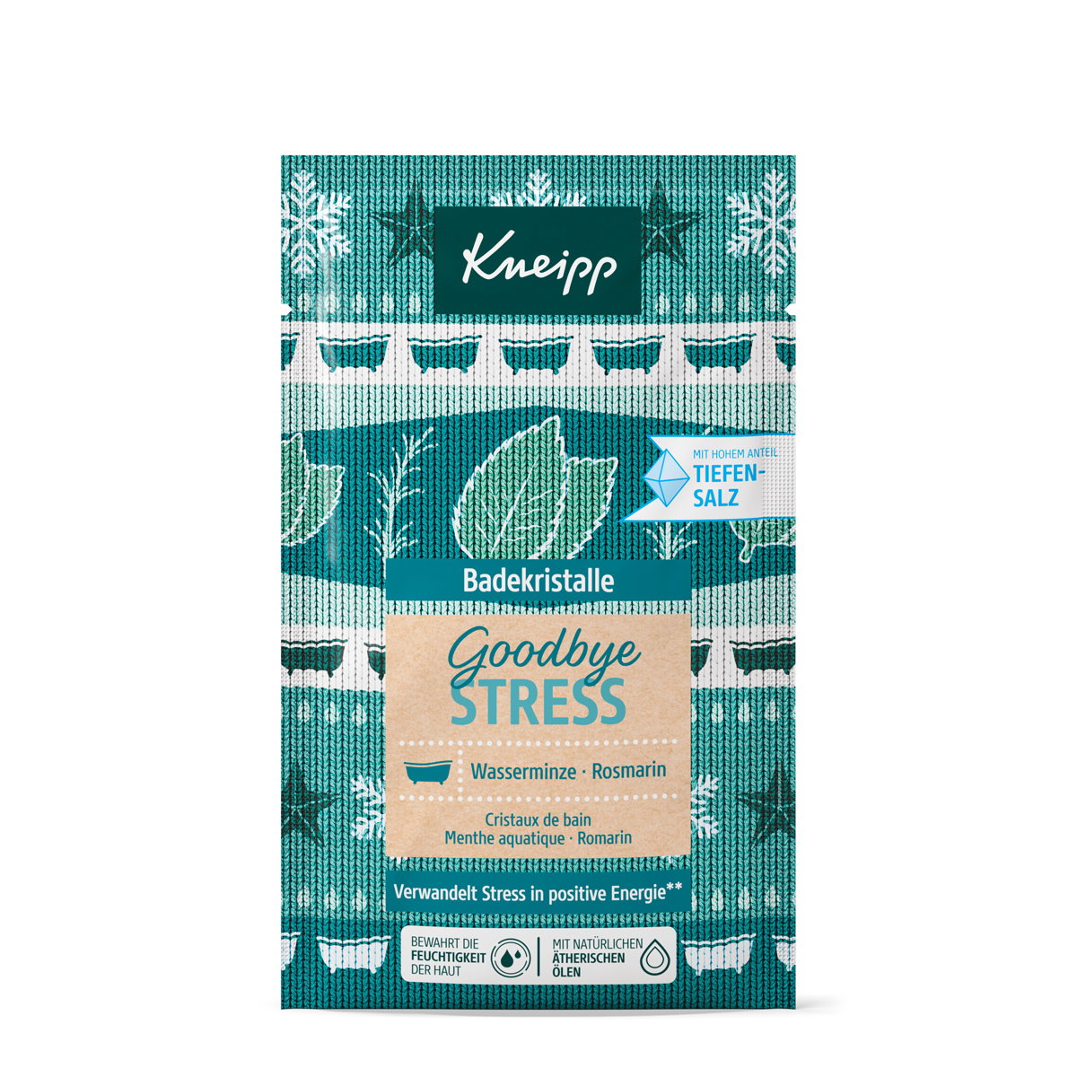 Kneipp, Goodbye Stress, Relaxing, Bath Salt, 60 g