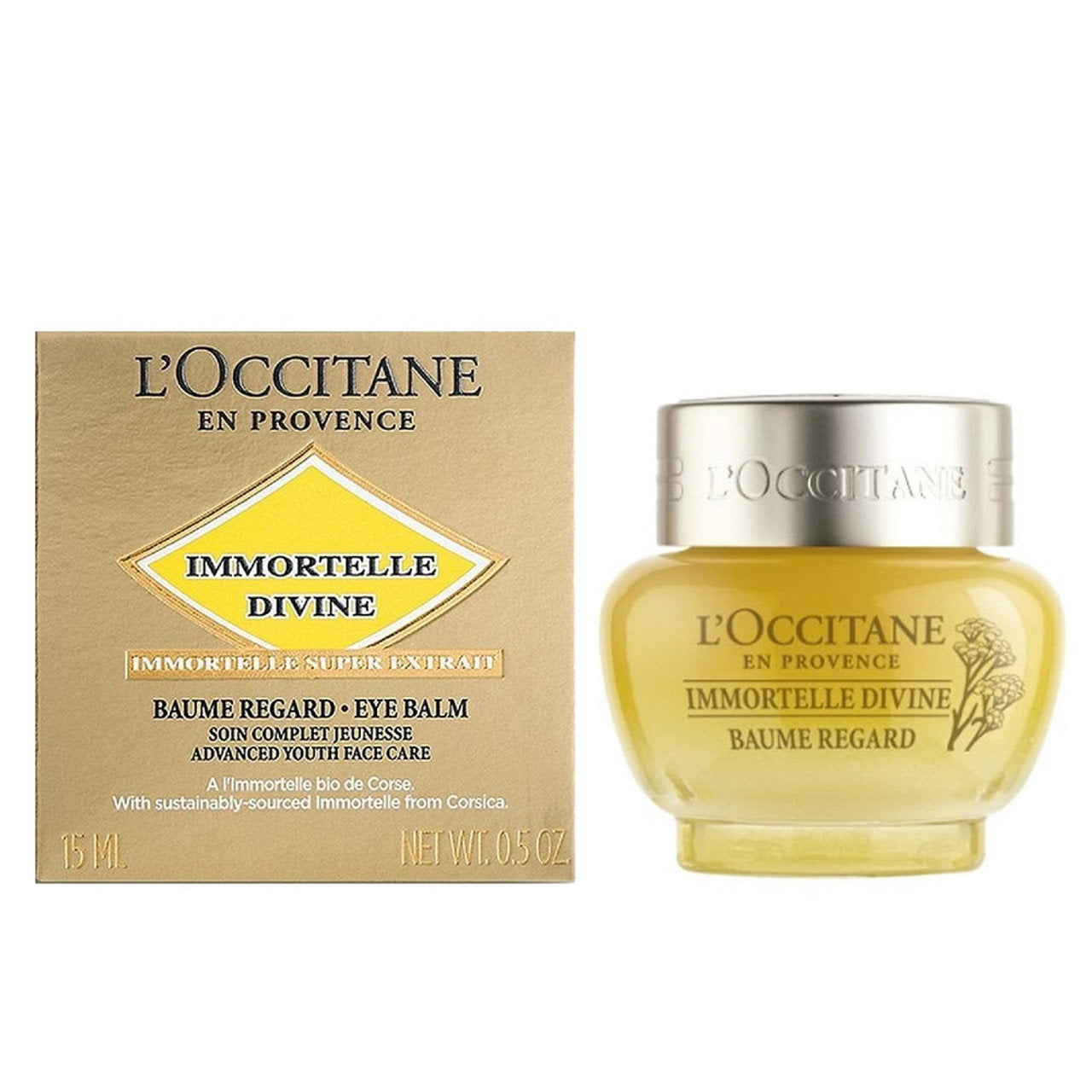 L'Occitane en Provence, Immortelle Divine, Firming, Eye Balm, 15 ml - view 2