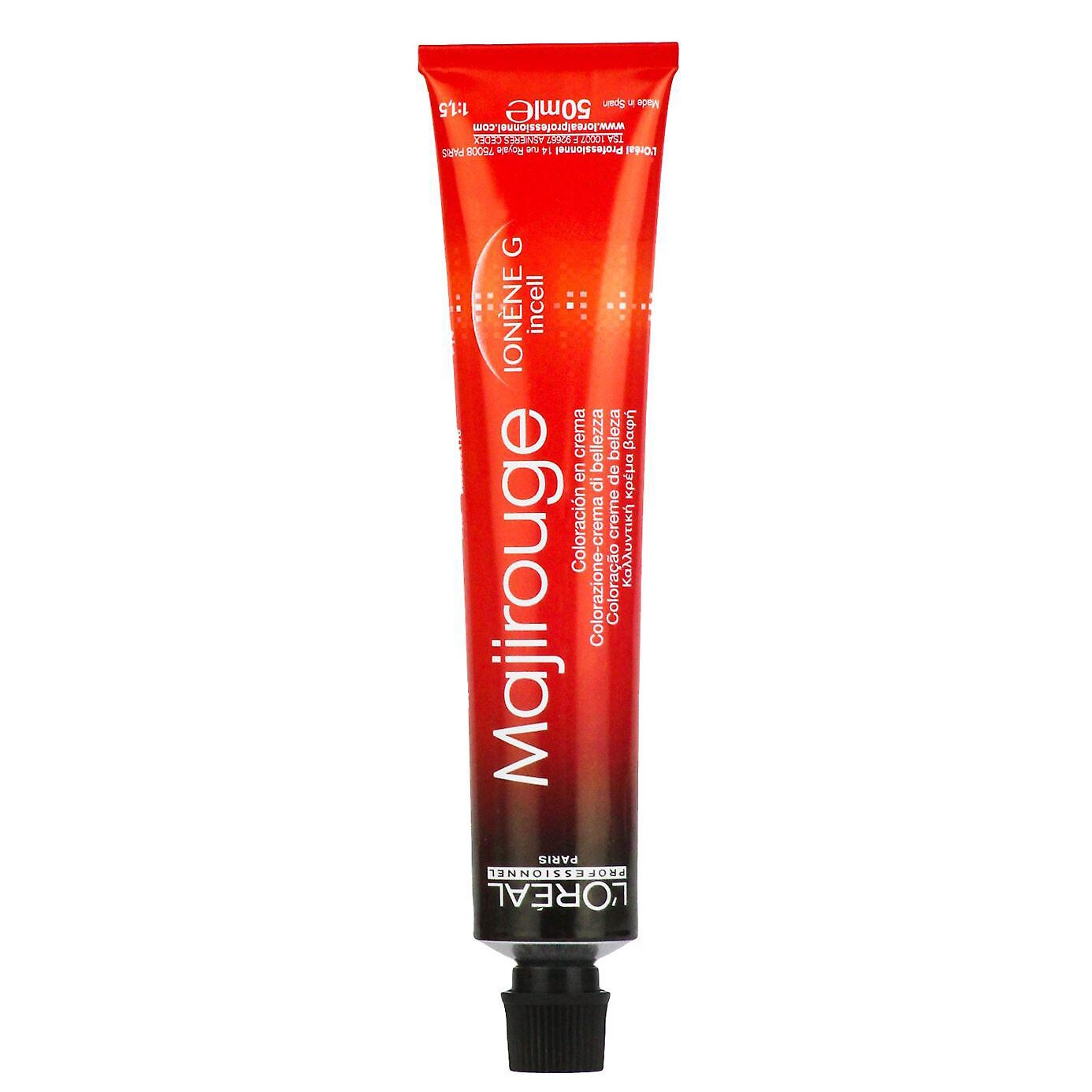 L'Oreal Professionnel, Majirouge, Permanent Hair Dye, C 5.20 Light Extra Burgundy Brown, 50 ml - view 2