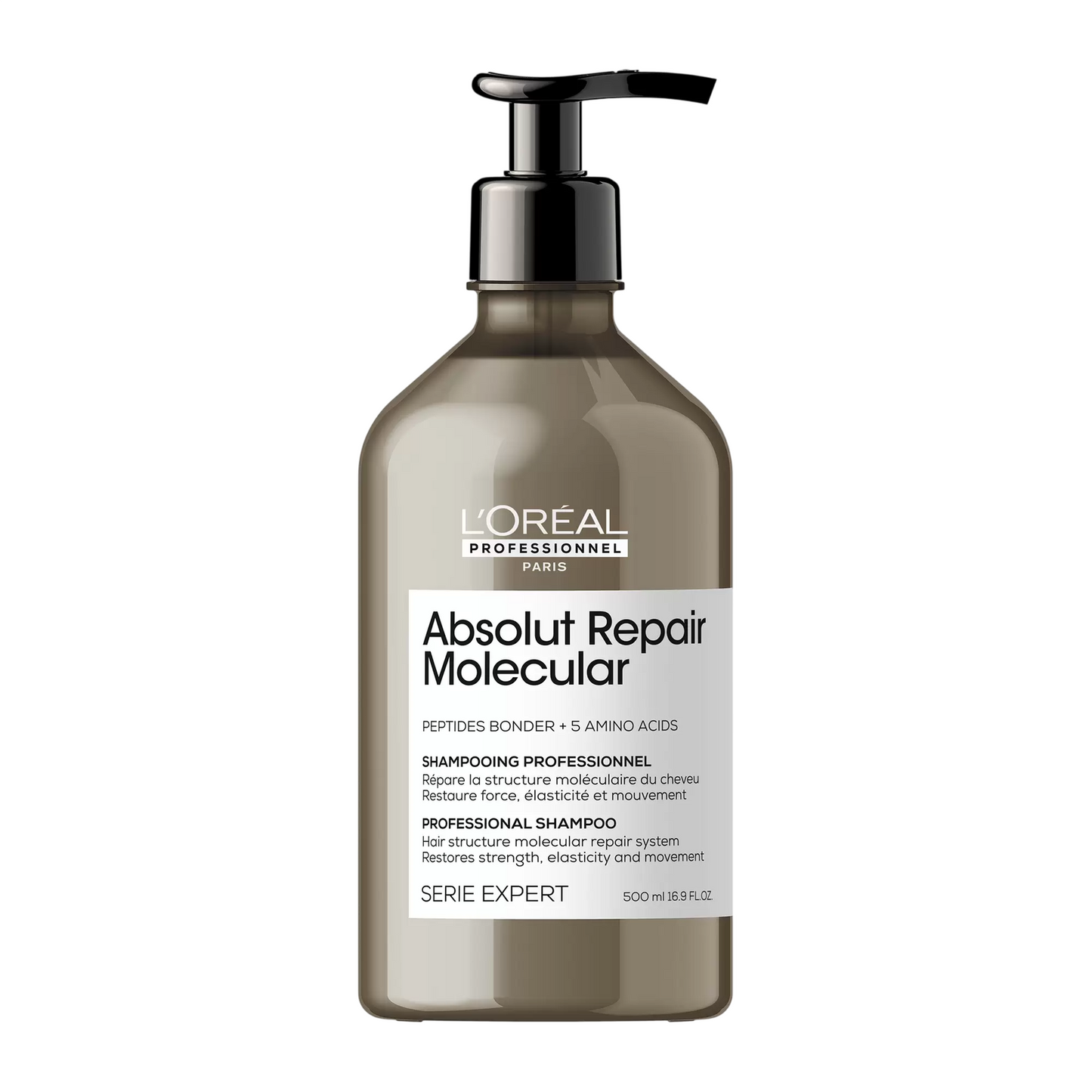L'Oreal Professionnel, Serie Expert Absolut Repair Molecular, Hair Shampoo, Repairing, 500 ml