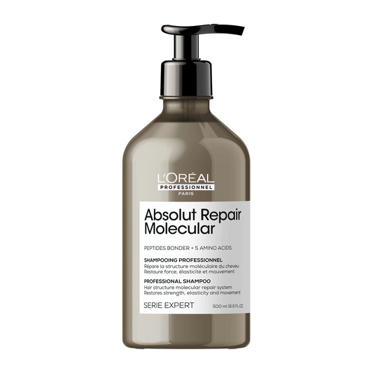L'Oreal Professionnel, Serie Expert Absolut Repair Molecular, Hair Shampoo, Repairing, 500 ml